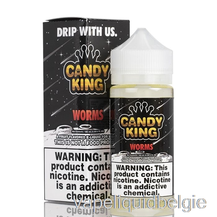 Vape Vloeibare Wormen - Candy King - 100 Ml 0 Mg